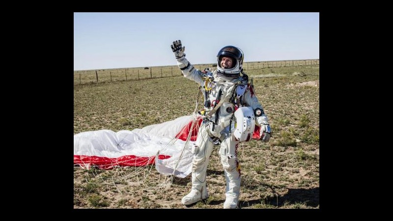 Baumgartner ha superato il muro del suono, è ufficiale