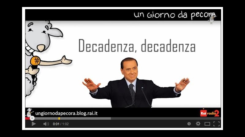 Berlusconi, spopola ‘la decadanza’: parodia sulle note di Silvestri