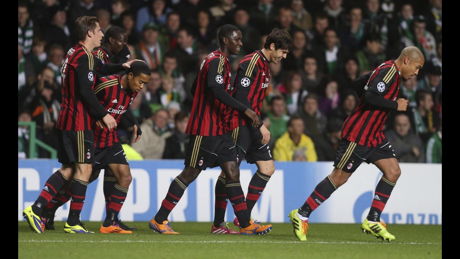 Champions, Milan rialza la testa: 0-3 a Glasgow e ottavi più vicini