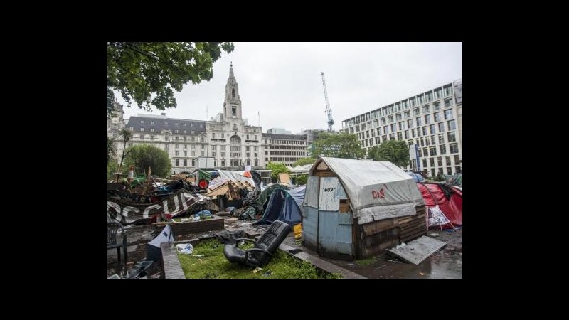 Occupy Wall Street, a Londra attivisti a St. Paul per 1° anniversario