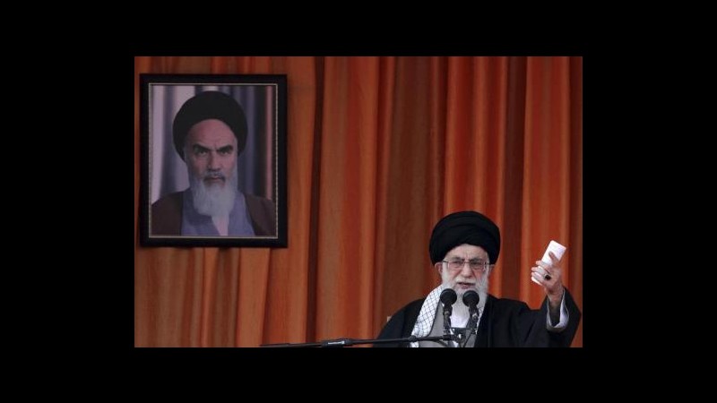 Iran, ayatollah Khamenei: Teheran avrà la meglio su sanzioni e minacce