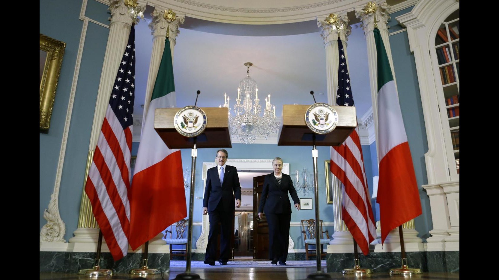 Usa, Clinton: Aiuto dell’Italia in Libia è stato fondamentale