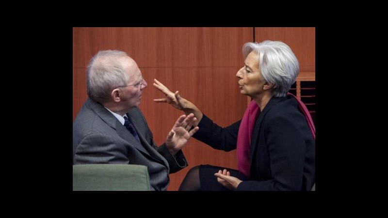 Crisi, Schaeuble contro Lagarde su tempi rientro debito Grecia