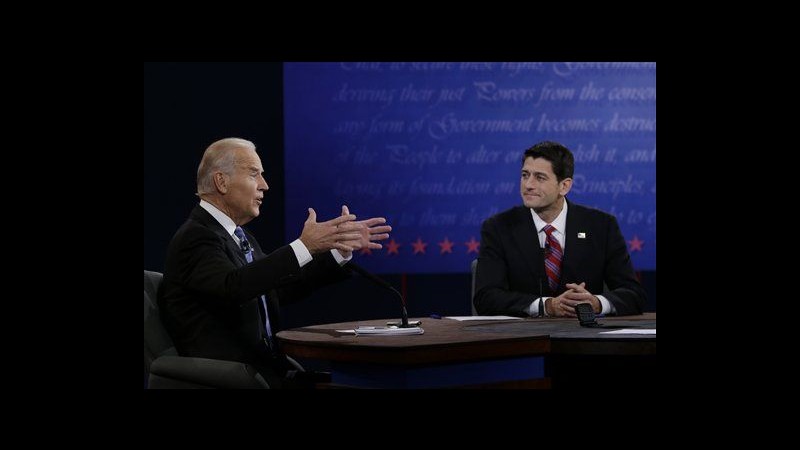 Usa 2012, Biden domina dibattito acceso con Ryan e riscatta Obama