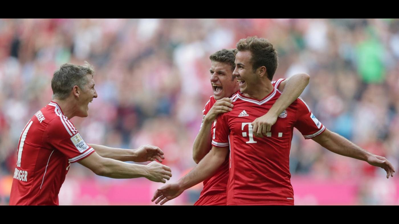 Bundesliga: Borussia Dortmund-Bayern Monaco 0-3, Goetze segna ma non esulta