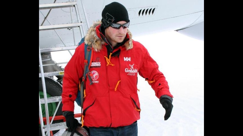Principe Harry arriva in Antartide: lo attende trekking al Polo Sud