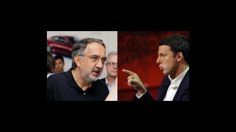 Scontro tra Renzi e Marchionne. L’ad Fiat: Inadeguato a guidare Italia