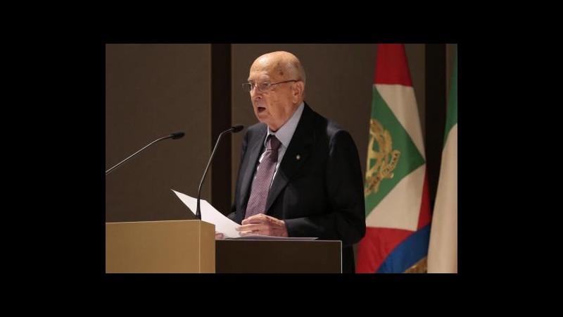 Napolitano: Riforme restano priorità. Resterò presidente ma non a lungo