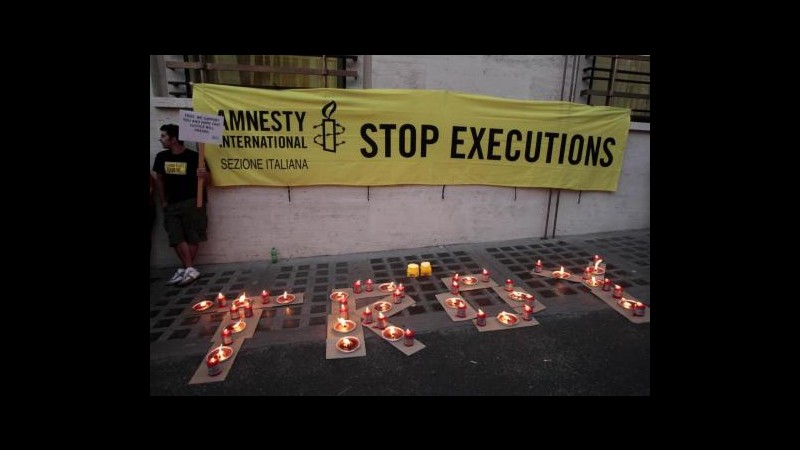 Giornata mondiale contro pena di morte, Amnesty: Molto ancora da fare