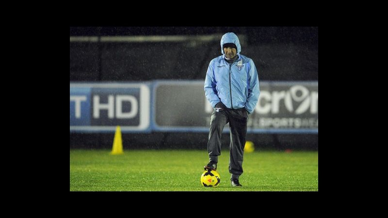Lazio, primo allenamento con neo tecnico Reja a Formello
