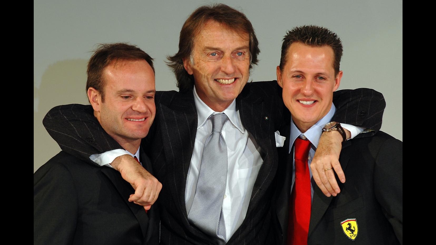 Montezemolo: Ferrari in apprensione e vicina a Schumacher. Alonso al campione: Guarisci presto