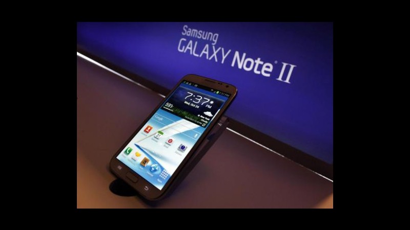 Samsung, venduti oltre 3 milioni Galaxy Note II da lancio di settembre