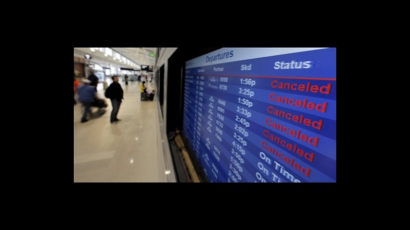 Sandy, oltre 13.500 voli cancellati nel nordest degli Usa