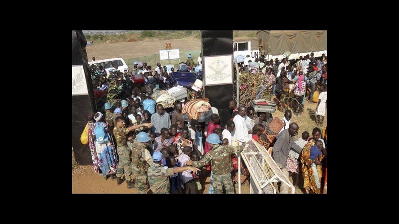 Sud Sudan, 34mila persone cercano rifugio in 3 sedi Onu