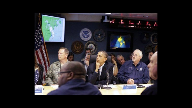 Paura in Usa per uragano Sandy. Obama: Disagi per giorni