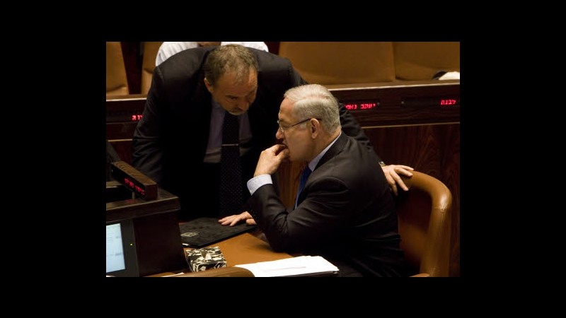 Israele, da sondaggi non decolla alleanza Netanyahu-Lieberman