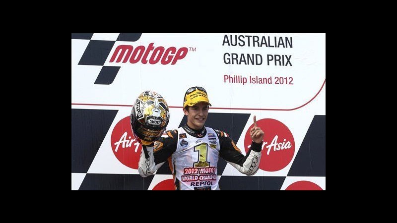 Motomondiale, Espargaro vince Moto2 in Australia. Marquez campione