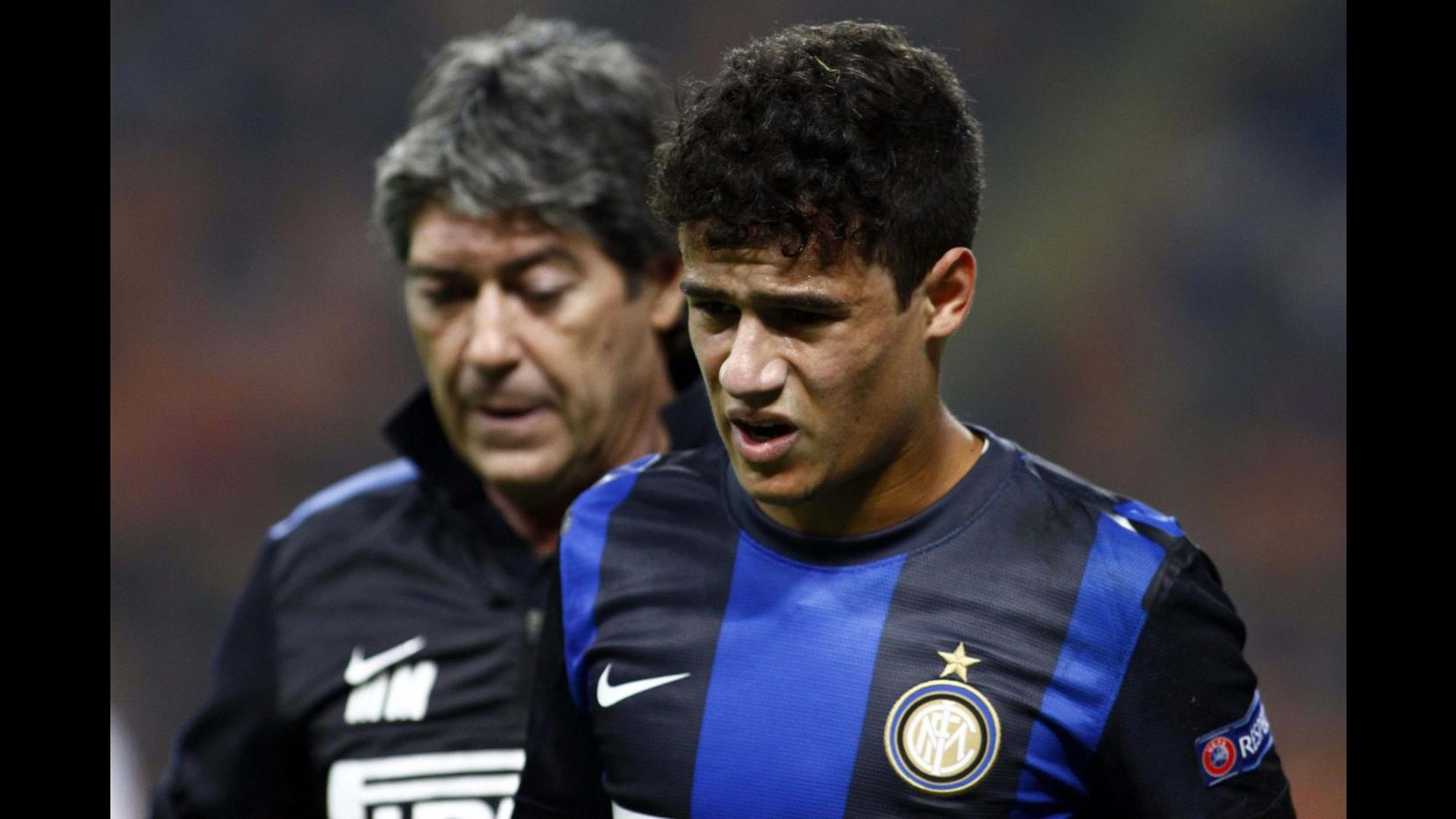 Inter: frattura da impatto alla tibia per Coutinho