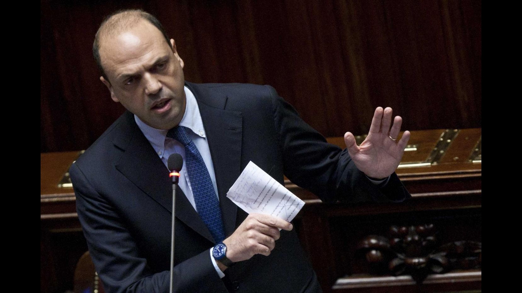 Legge stabilità, Alfano: Presentato emendamento per aumento sicurezza