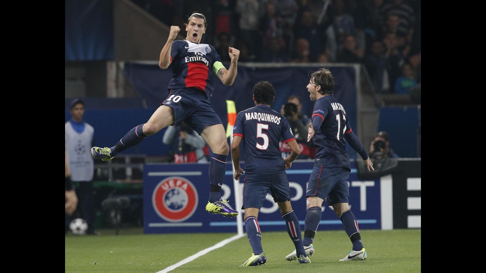 Ligue 1, Rennes-PSG 1-3: ancora a segno Ibra e Cavani
