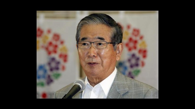 Giappone, governatore Tokyo si dimette per lanciare nuovo partito