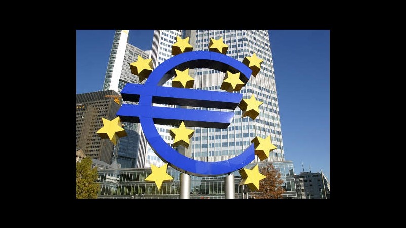 Banche, Bce: Prestiti a imprese eurozona -1,4% a settembre