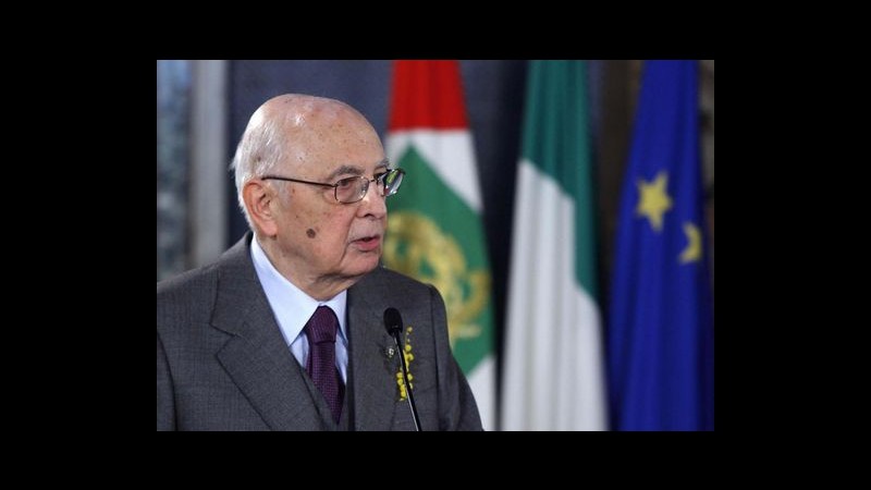 Ue, Napolitano: Preoccupato per stato dibattito in Italia