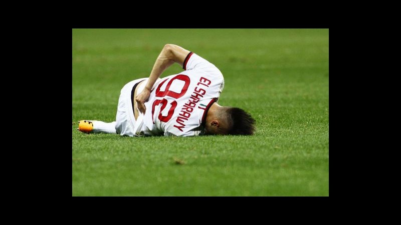 Milan, El Shaarawy senza pace: infiammazione frattura piede, out 2-3 settimane