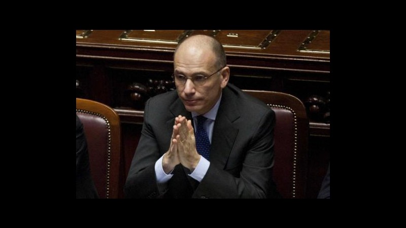 Governo, Letta ottiene la fiducia alla Camera con 379 sì