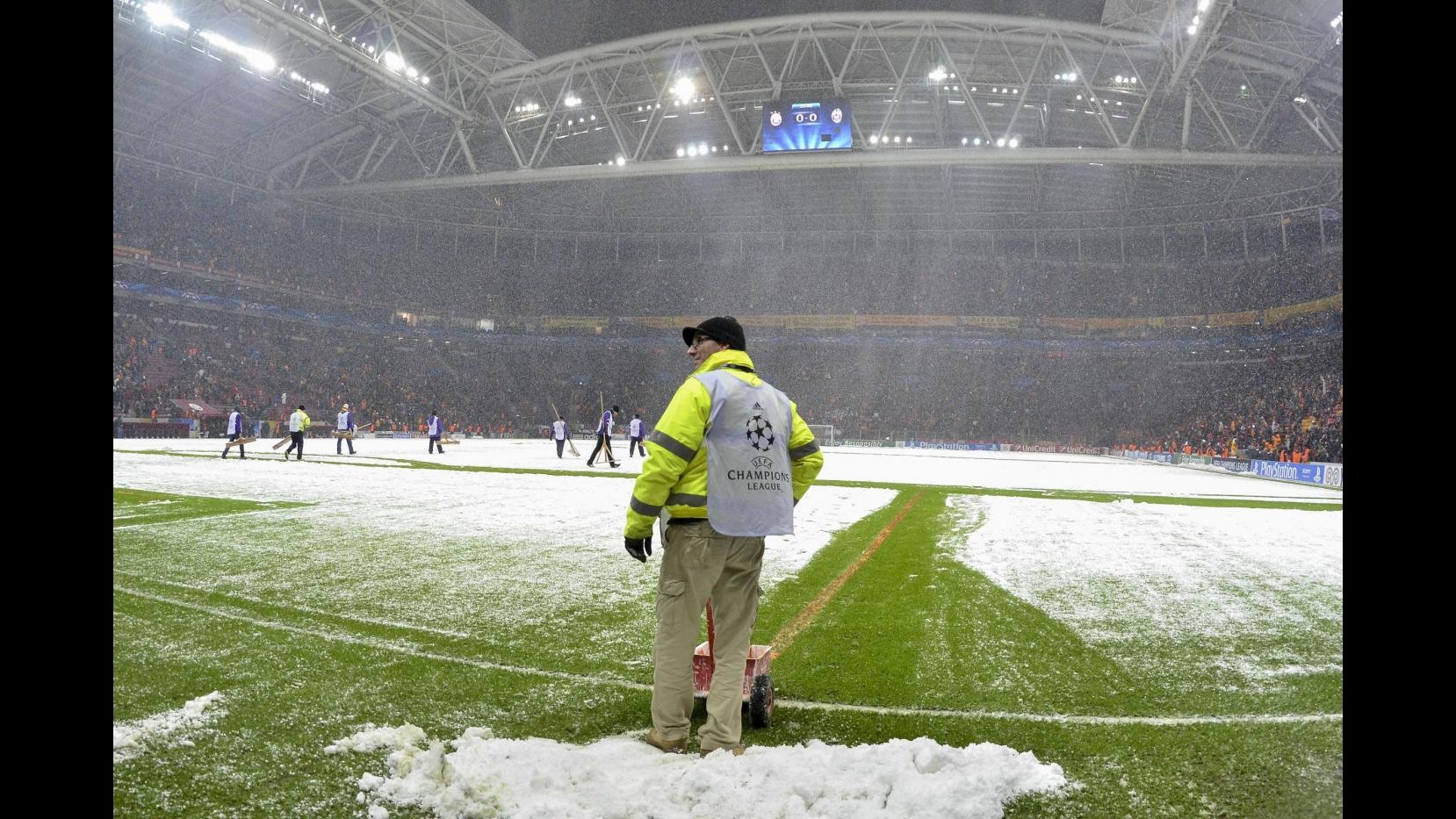 Galatasaray-Juventus, sopralluogo positivo: si riprende alle ore 14