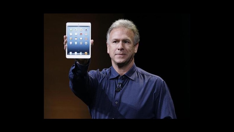 Apple, presentato l’iPad Mini: Si tiene in una mano