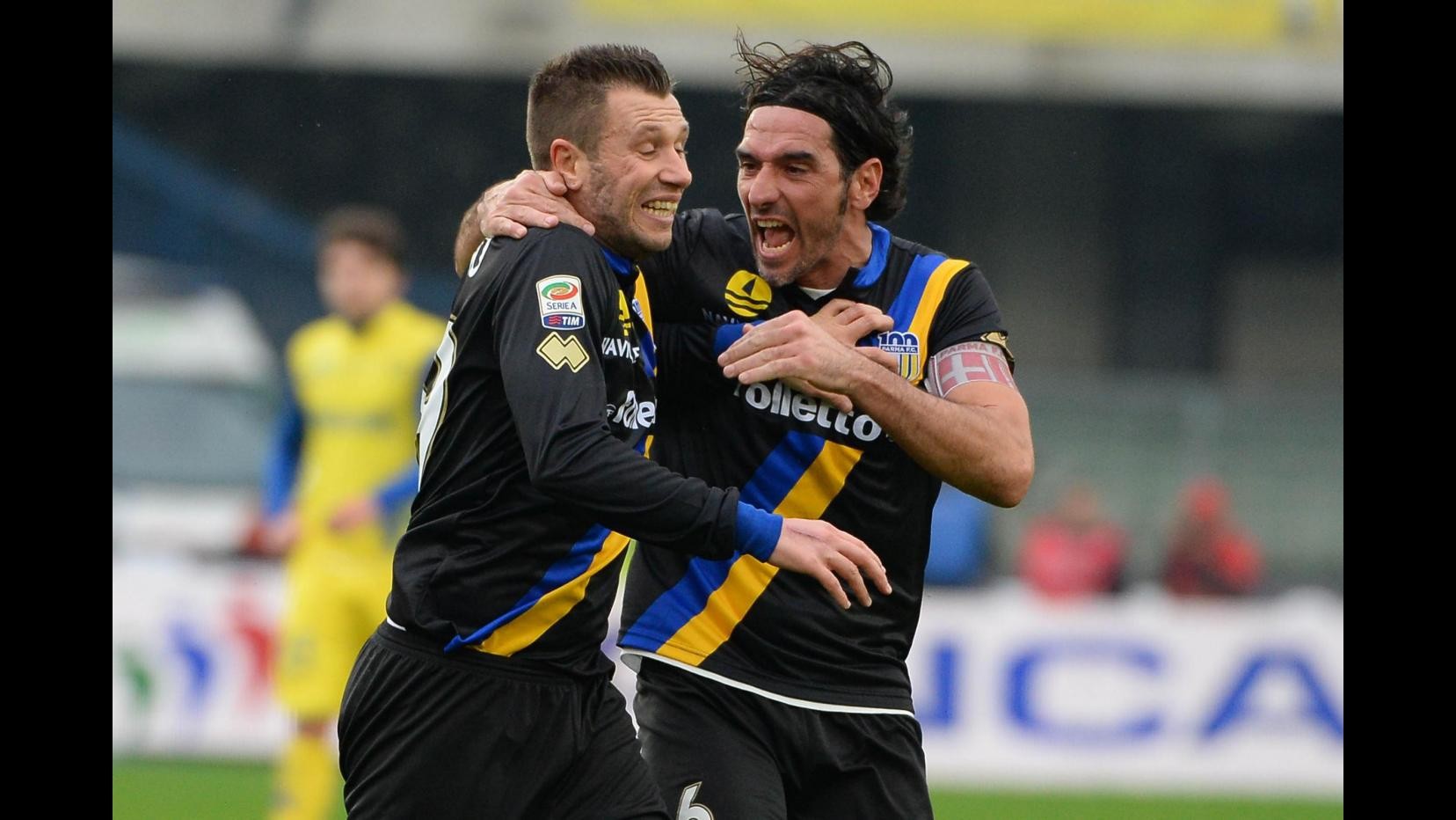 Serie A, il Parma affonda il Chievo con Cassano e Lucarelli