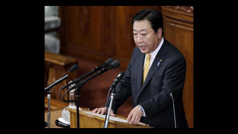 Giappone, premier Noda scioglie camera bassa: al voto il 16 dicembre