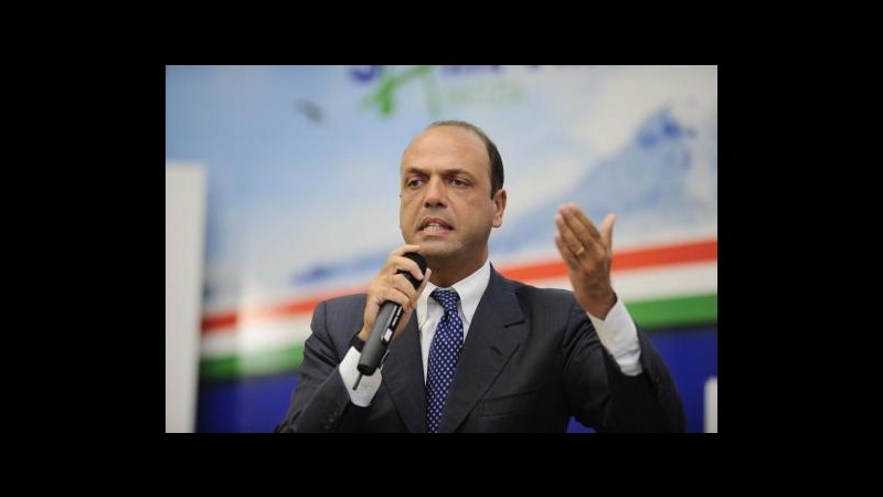 Alfano: Crisi di Governo? Dipende da Bersani