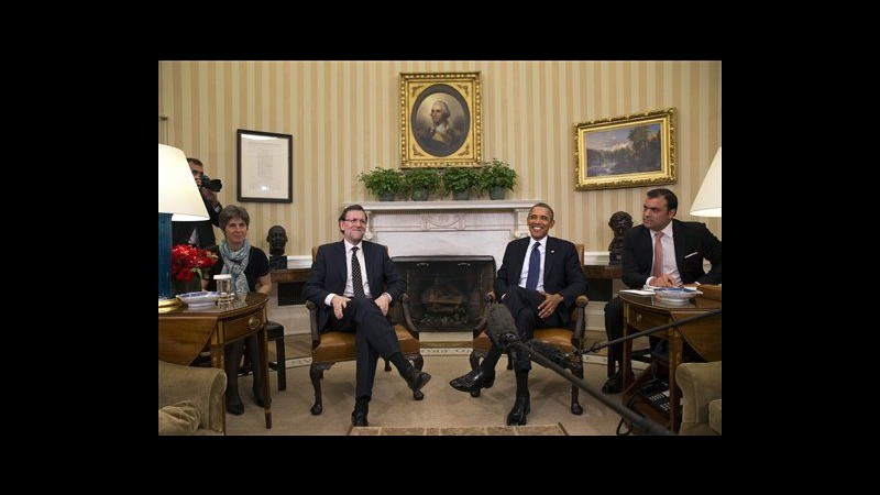 Usa, Obama dopo incontro con Rajoy: Disoccupazione resta sfida per Ue