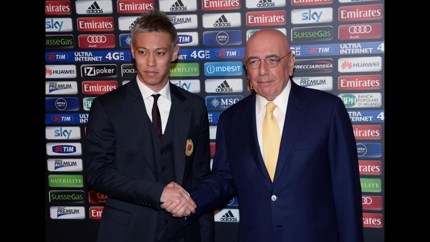 Galliani: Honda preso per motivi tecnici, può giocare con Kakà