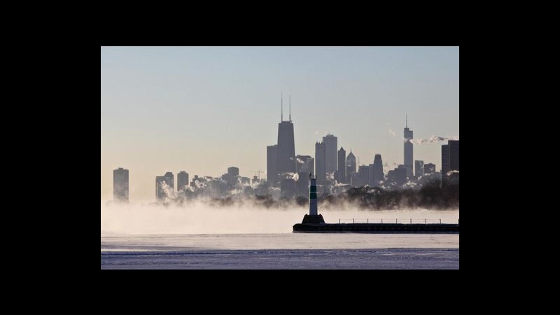 Maltempo, prosegue ondata di gelo negli Usa: -27 gradi a Chicago