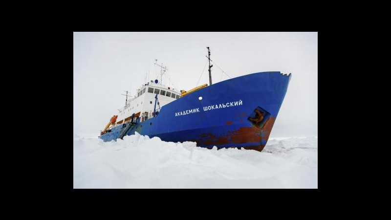 Antartide, problemi dopo salvataggio: bloccata rompighiaccio cinese