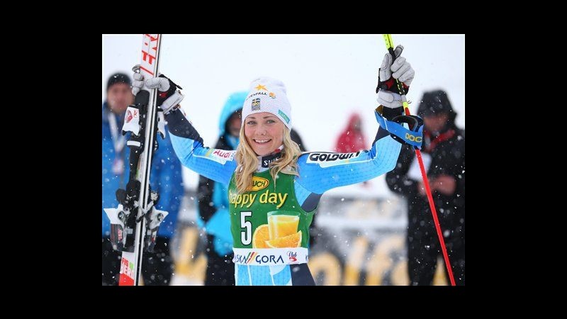 Sci, CdM donne: slalom Kranjska Gora: trionfa Hansdotter, Costazza è ottava