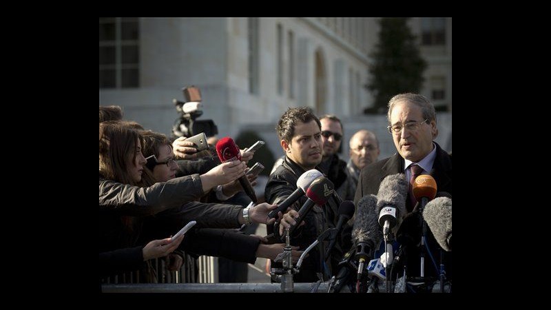 Ginevra 2, riprendono colloqui tra negoziatori governo e opposizione