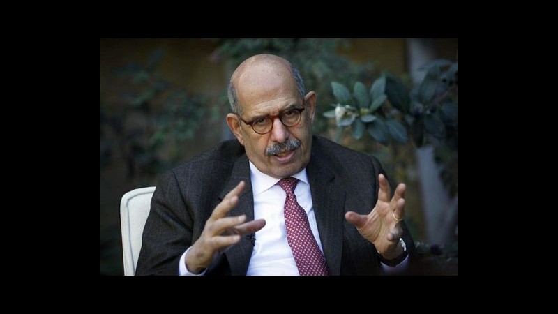 Egitto, El Baradei: Nessun dialogo con Morsi fino a revoca poteri