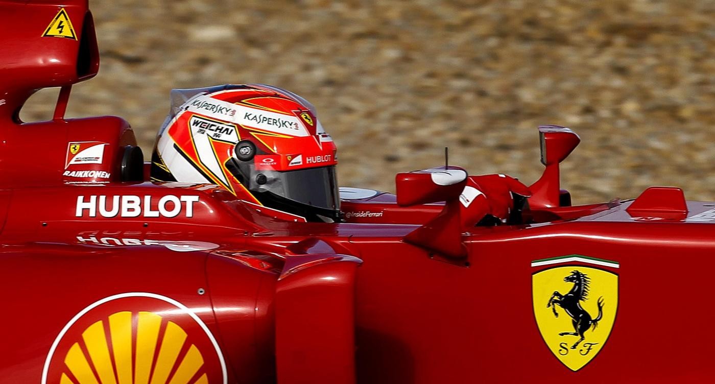 F1, test Jerez: Raikkonen al debutto con F14-T precede Hamilton. Vettel non gira