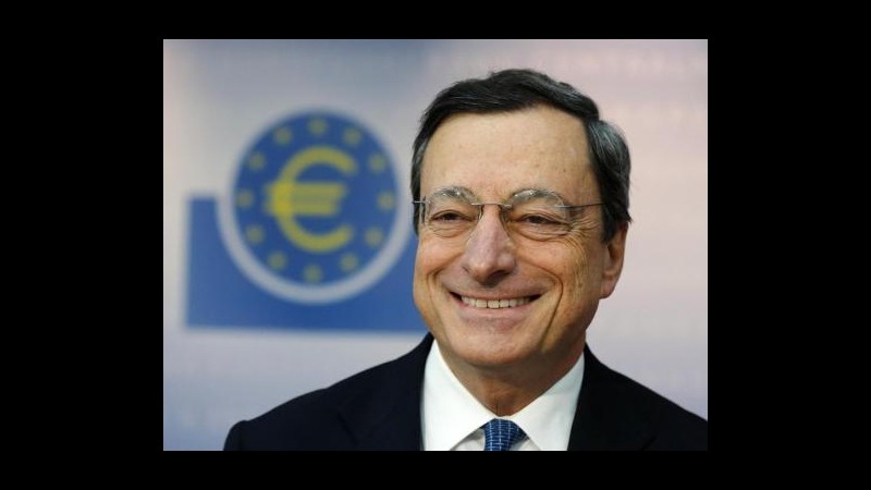 Draghi: C’è ritorno relativa fiducia, ma riforme vadano avanti