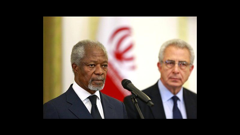 Iran, Annan: Recenti progressi siano sostenuti da piano definitivo