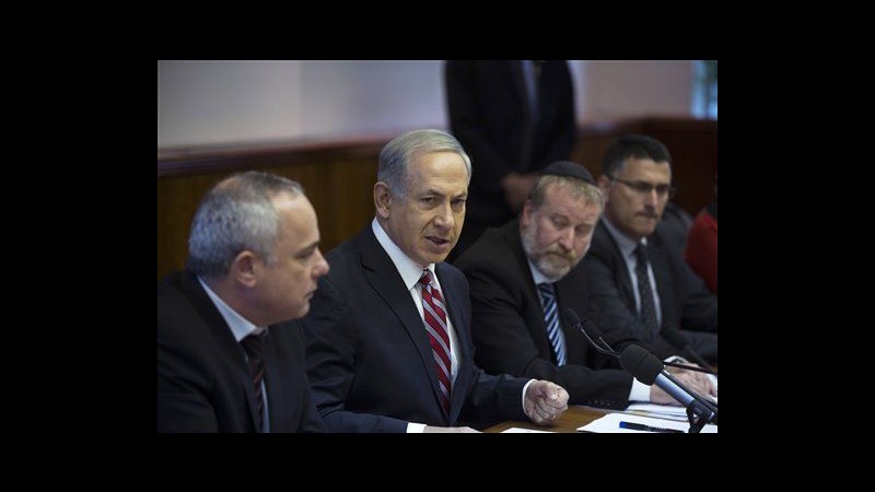Medioriente, Netanyahu su polemica coloni: Palestinesi non vogliono pace