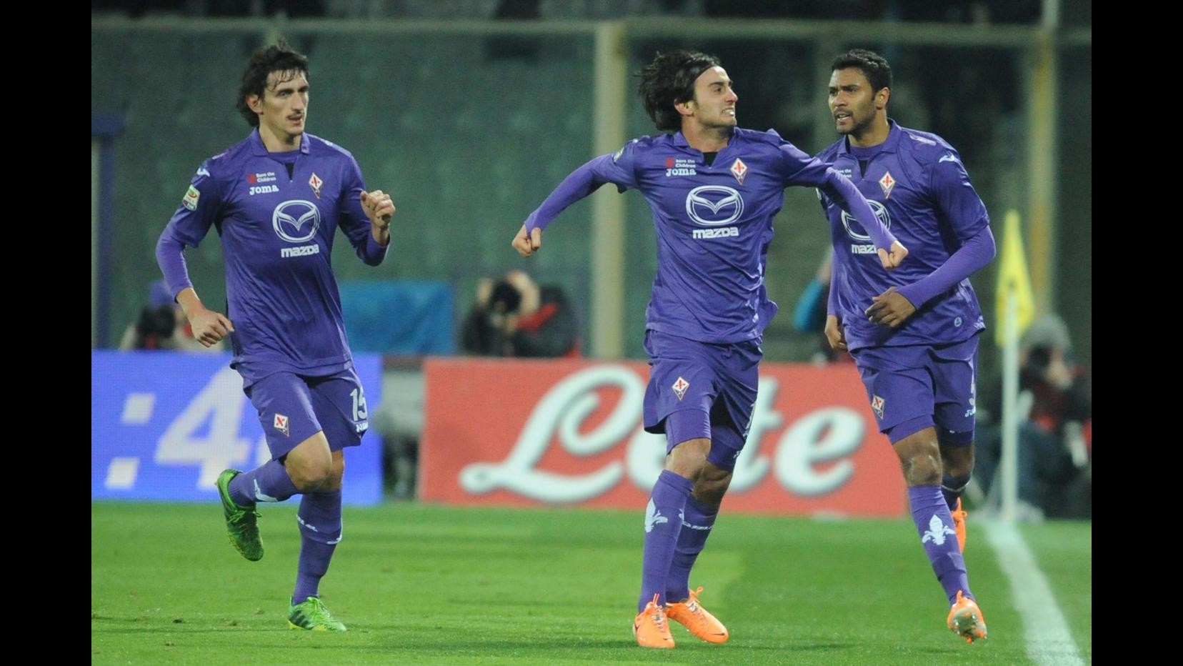 Serie A, tripletta Aquilani non basta a Fiorentina: contro il Genoa finisce 3-3