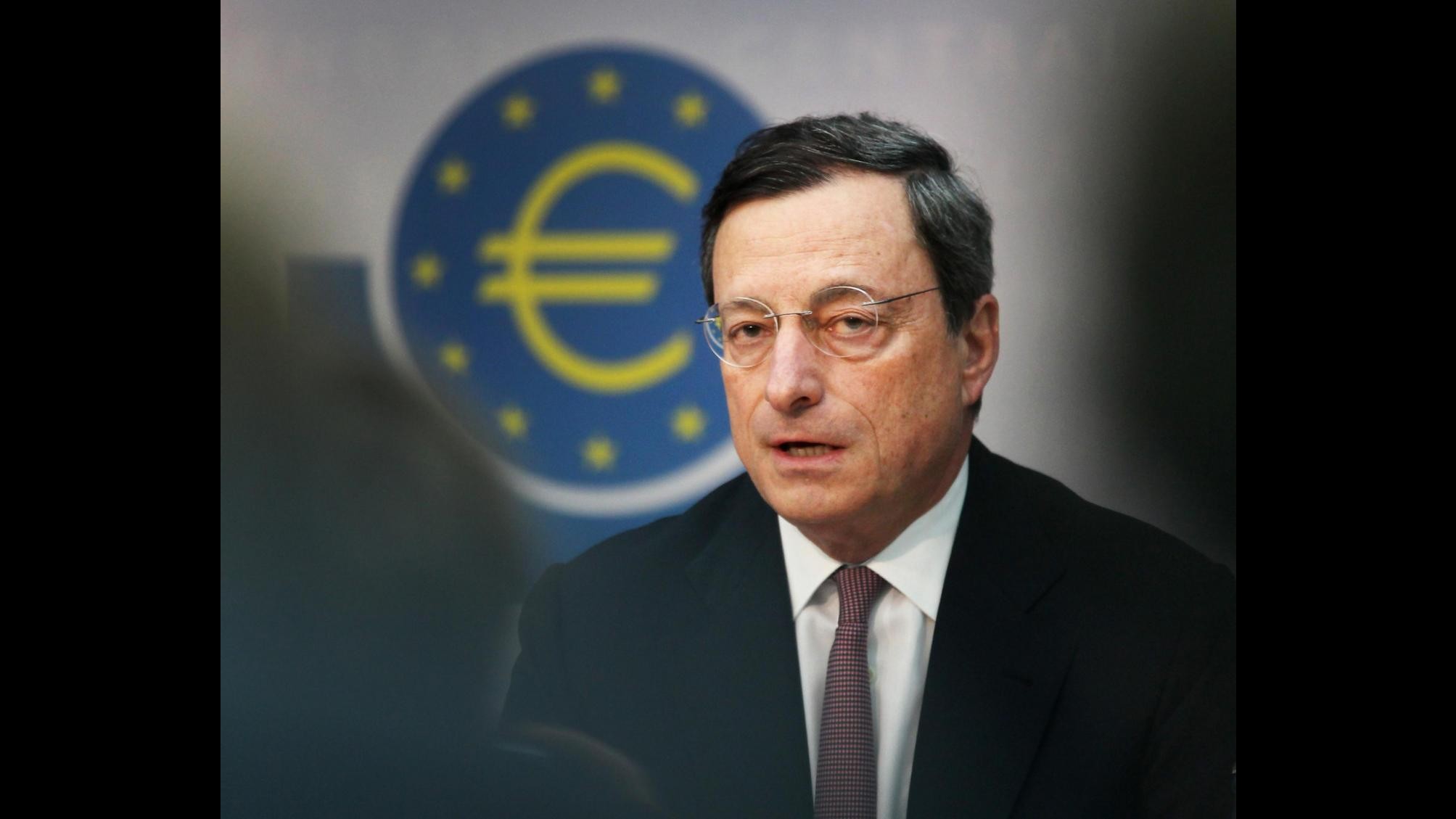 Draghi: Non c’è pericolo di deflazione in Europa