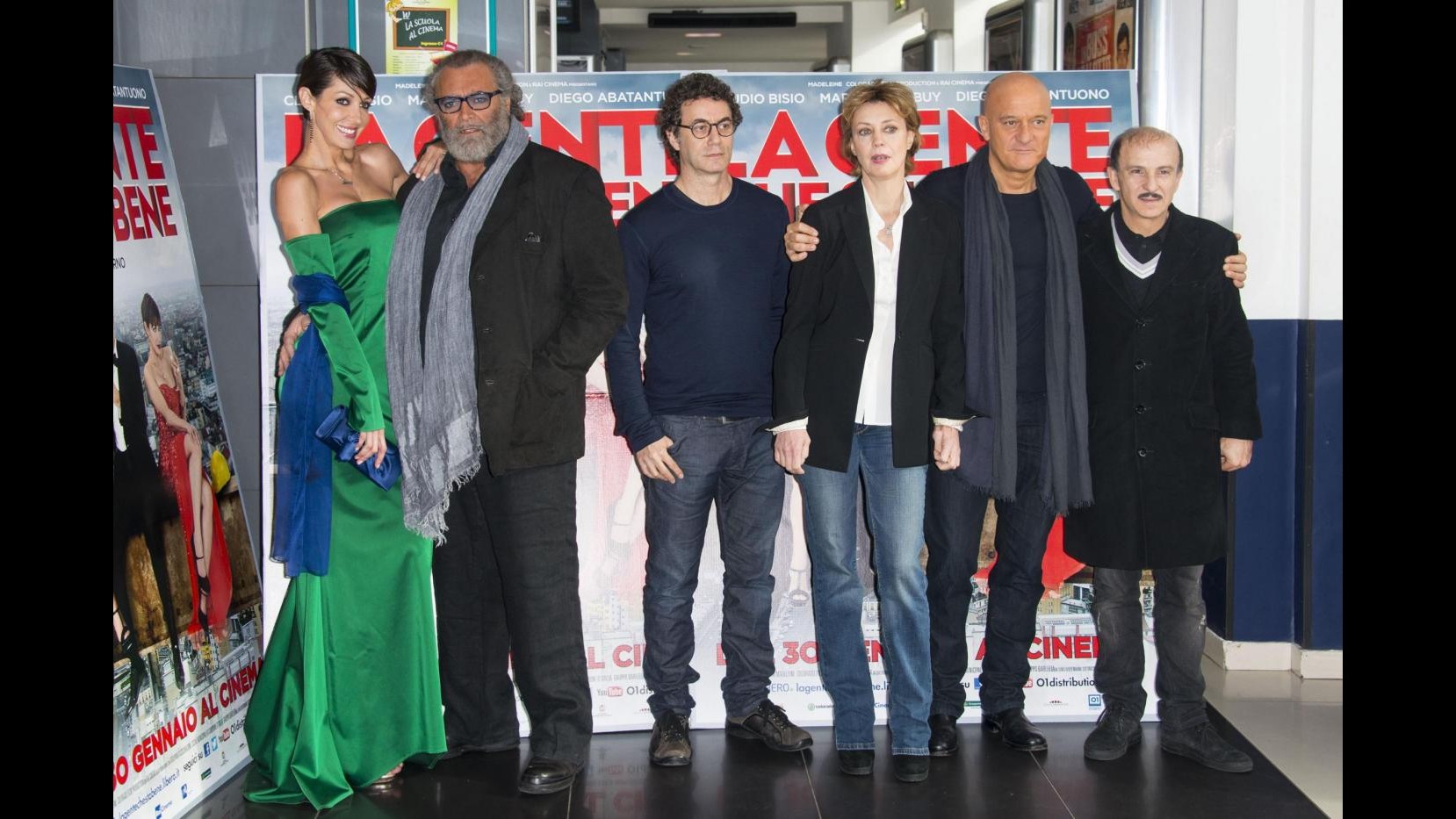 Photocall a Roma di commedia ‘La gente che sta bene’ con Bisio e Buy