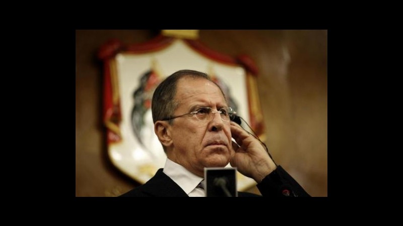 Siria, Lavrov: Ritiro invito a Iran è errore, non catastrofe