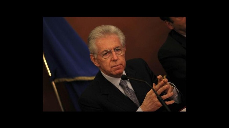 Monti: Sussulti di indignazione se criticati, ma primi a criticarci